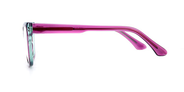 Women Vista Eyeglasses: Miedema -Pink - SpaceSMART Eye Clinic (Side View)